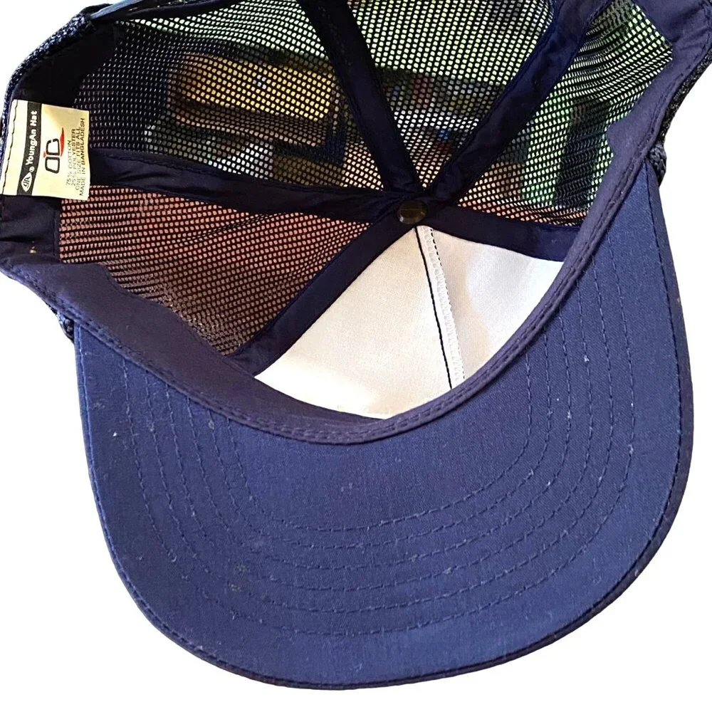Allstates Fabricating Co Safety First Corded Snapback Trucker Hat Industrial‎